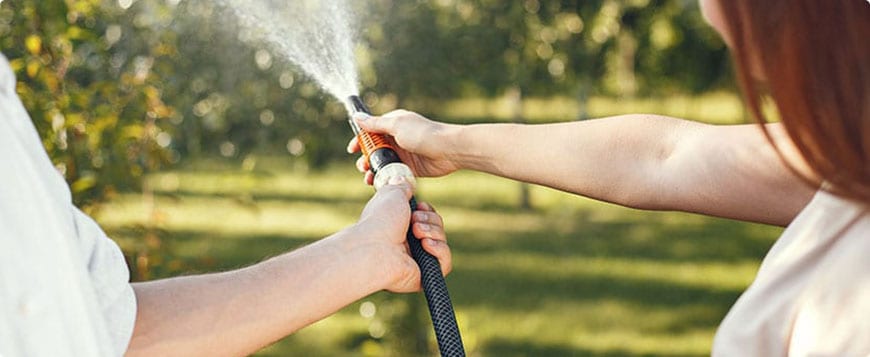 Watering By Hand