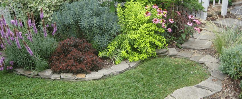 front yard garden border