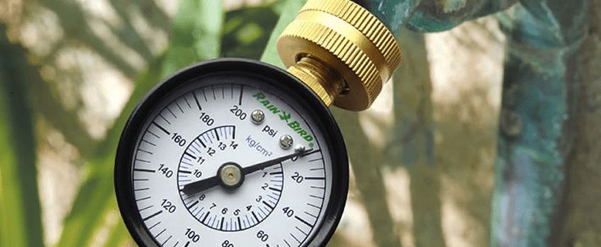 water pressure cost of an irrigation system